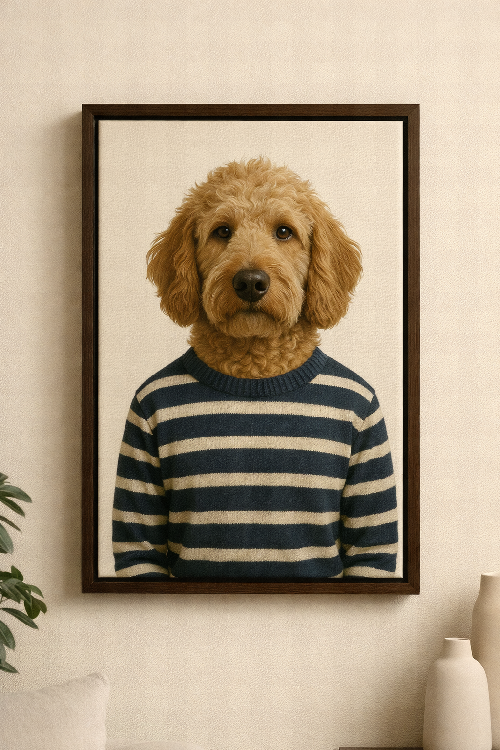 shoreline collection custom pet portrait for coastal home decor